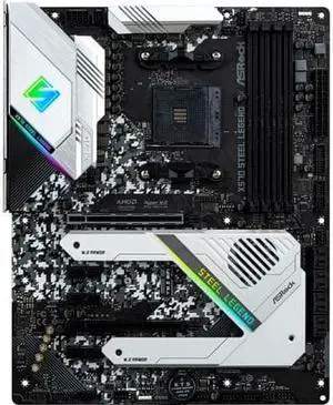 ASRock X570 STEEL LEGEND AM4 AMD X570 SATA 6Gb/s ATX AMD Motherboard