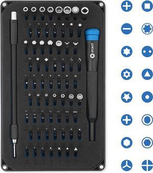 iFixit Mako Driver Kit - 64 Precision Bits for Computer, Smartphone, Tablet, and Household Repair
