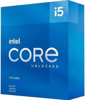 Intel Core i5-11600KF - Core i5 11th Gen Rocket Lake 6-Core 3.9 GHz LGA 1200 125W Desktop Processor - BX8070811600KF