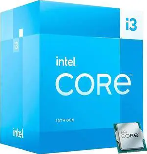 Intel Core i3-13100 Desktop Processor 4 cores (4 P-cores + 0 E-cores) 12MB Cache, up to 4.5 GHz - Box