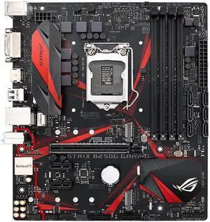 ASUS ROG STRIX B250G GAMING LGA1151 DDR4 HDMI DVI M.2 Micro-ATX Motherboard with USB 3.1