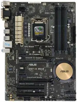ASUS DP LGA 1150 Z97-K R2.0 DDR3 HDMI Intel Z97 VGA Desktop Motherboard ASUS DP LGA 1150 Z97-K R2.0 DDR3 HDMI Intel Z97 VGA Desktop Motherboard
