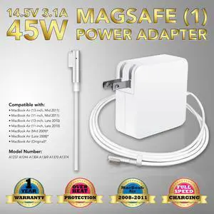 For APPLE Mac book Air 45W Type1 Power Adapter Charger A1374 A1224 MB283LL/A (Before Mid 2012 Models)