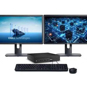 Dell Micro PC Windows 11 | Hexa-Core i7 8th gen CPU | 8GB RAM | 256GB SSD | Dual 22" LCD's Dell Micro PC Windows 11 | Hexa-Core i7 8th gen CPU | 8GB RAM | 256GB SSD | Dual 22" LCD's