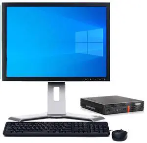 Lenovo ThinkCentre Micro PC | Windows 11 | AMD Ryzen 5 PRO Processor | 8GB RAM | 256GB SSD | 17" LCD Lenovo ThinkCentre Micro PC | Windows 11 | AMD Ryzen 5 PRO Processor | 8GB RAM | 256GB SSD | 17" LCD