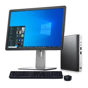 HP ProDesk G5 Micro PC | Windows 11 Pro | Intel i5 9th gen Processor | 8GB RAM | 256GB SSD | 17" LCD HP ProDesk G5 Micro PC | Windows 11 Pro | Intel i5 9th gen Processor | 8GB RAM | 256GB SSD | 17" LCD