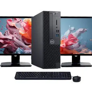 Dell OptiPlex 7070 SFF PC Windows 11 | Hexa-Core i5 9th gen CPU | 16GB RAM | 128GB SSD | Dual 22" LCD's Dell OptiPlex 7070 SFF PC Windows 11 | Hexa-Core i5 9th gen CPU | 16GB RAM | 128GB SSD | Dual 22" LCD's
