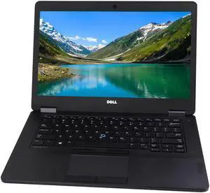 Dell Latitude E5470 Laptop Notebook 14" FHD LED Widescreen Display Windows 10 Pro Intel Core i5-6300U 6th Gen 2.40 GHz 8GB RAM 256GB SSD Webcam HDMI Backlit Keyboard Wi-Fi Bluetooth 4.1