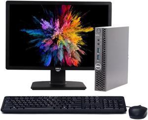 Dell OptiPlex 3040 Micro Desktop Windows 10 Pro Intel Core i3-6100T Dual-Core Processor Windows 10 Pro 16GB RAM 256GB SSD 19" Dell Monitor HDMI/DisplayPort USB 3.0 Wi-Fi USB Adapter Keyboard Mouse