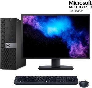 Dell Desktop Computer PC SFF Bundle Intel i3-6100 (3.70GHz) 8GB NEW 256GB SSD Windows 10 Professional 22" LCD Monitor with Keyboard and Mouse