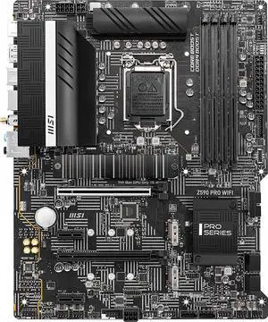 MSI MSI Z590 PRO WIFI Intel Intel Z590 LGA ATX M.2 Desktop Motherboard B