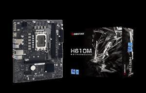 Biostar H610MH LGA 1700 Intel H610 MicroATX M.2 Desktop Motherboard