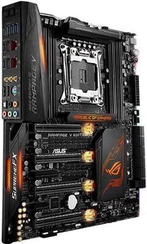 Refurbished ASUS RAMPAGE V EDITION 10 LGA 2011 Intel X99 Extended ATX Desktop Motherboard A