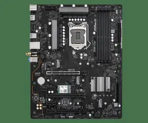 ASRock Z590-C-AC Intel LGA 1200 Z590 ATX M.2 Desktop Motherboard A