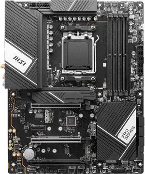 MSI Pro X670-P Wifi AMD Socket AM5 AMD X670 ATX M.2 Desktop Motherboard A