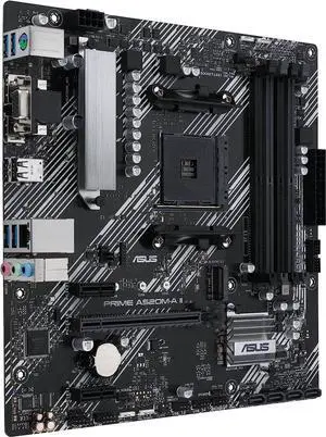 ASUS PRIME A520M-A II-CSM AMD AM4 A520 MicroATX M.2 Desktop Motherboard A