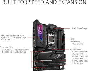 ASUS ROG STRIX X670E-E GAMING WIFI AMD AM5 X670 ATX M.2 Desktop Motherboard A