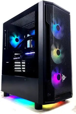 Gaming PC - Ryzen 7 5700X 4.6GHz - GeForce RTX 3060 12GB - 16GB DDR4 RAM - 512 GB NVME M.2 SSD (Solid State Drive) - 500W None PSU - Wi-Fi - Desktop Computer