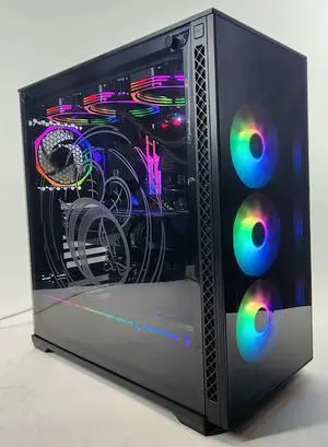 Gaming PC - i9-13900K 5.8GHz - GeForce RTX 4070 12GB - 32GB DDR5 RAM - 1TB NVME M.2 SSD (Solid State Drive) - 1000W 80+ Gold PSU - Wi-Fi - Desktop Computer Gaming PC - i9-13900K 5.8GHz - GeForce RTX 4070 12GB - 32GB DDR5 RAM - 1TB NVME M.2 SSD (Solid State Drive) - 1000W 80+ Gold PSU - Wi-Fi - Desktop Computer