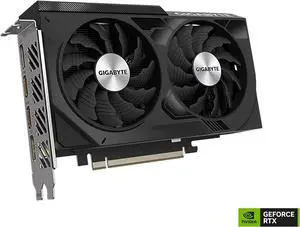 Gigabyte GeForce RTX 4060 Windforce OC 8GB GDDR6 GV-N4060WF2OC-8GD Video Graphic Card GPU
