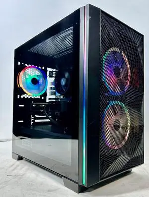 Gaming PC - Ryzen 5 7600 5.1GHz - GeForce RTX 4060 Ti 8GB - 16GB DDR5 RAM - 1TB NVME M.2 SSD (Solid State Drive) - 650W 80+ Gold PSU - Wi-Fi - Desktop Computer Gaming PC - Ryzen 5 7600 5.1GHz - GeForce RTX 4060 Ti 8GB - 16GB DDR5 RAM - 1TB NVME M.2 SSD (Solid State Drive) - 650W 80+ Gold PSU - Wi-Fi - Desktop Computer