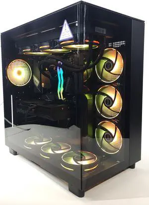 Gaming PC - Ryzen 7 7800X3D 5.0GHz - GeForce RTX 4070 Ti 12GB - 32GB DDR5 RAM - 1TB NVME M.2 SSD (Solid State Drive) - 850W 80+ Gold PSU - Wi-Fi - Desktop Computer Gaming PC - Ryzen 7 7800X3D 5.0GHz - GeForce RTX 4070 Ti 12GB - 32GB DDR5 RAM - 1TB NVME M.2 SSD (Solid State Drive) - 850W 80+ Gold PSU - Wi-Fi - Desktop Computer