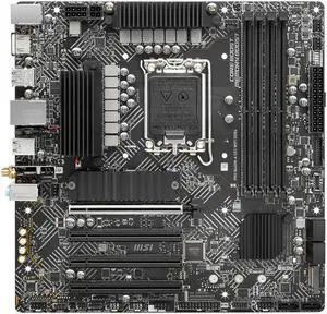 MSI PRO B660M-A CEC WIFI DDR4 Intel LGA 1700 B660 MicroATX Desktop Motherboard A