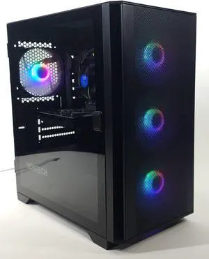 Gaming PC - i3-10105F 4.4GHz - 16GB DDR4 RAM - 256GB NVME M.2 SSD (Solid State Drive) - 450W None PSU - Wi-Fi - Desktop Computer Gaming PC - i3-10105F 4.4GHz - 16GB DDR4 RAM - 256GB NVME M.2 SSD (Solid State Drive) - 450W None PSU - Wi-Fi - Desktop Computer