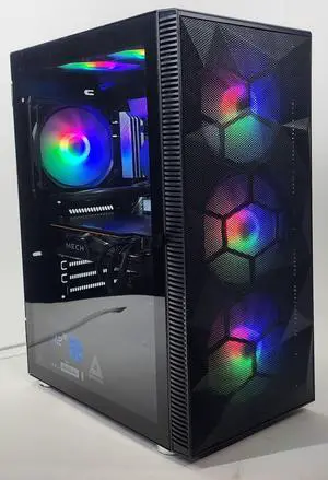 Gaming PC - Ryzen 7 5700X 4.6GHz - AMD RX 6700 XT 12GB - 16GB DDR4 RAM - 1TB NVME M.2 SSD (Solid State Drive) - 500W 80+ Bronze PSU - Wi-Fi - Desktop Computer Gaming PC - Ryzen 7 5700X 4.6GHz - AMD RX 6700 XT 12GB - 16GB DDR4 RAM - 1TB NVME M.2 SSD (Solid State Drive) - 500W 80+ Bronze PSU - Wi-Fi - Desktop Computer