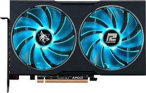 PowerColor Radeon RX 6650 XT HellHound 8GB GDDR6 AXRX 6650XT 8GBD6-3DHL-OC Video Graphic Card GPU