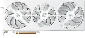 PowerColor Radeon RX 7800 XT HellHound Spectral White 16GB GDDR6 RX 7800XT 16G-L-OC-WHITE Video Graphic Card GPU