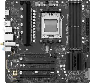 ASRock B650M-C AMD AM5 B650 MicroATX M.2 Desktop Motherboard A