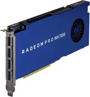 AMD Radeon WX 7100 8GB Pro GDDR5 Pro WX 7100 8GB Video Graphics Card GPU