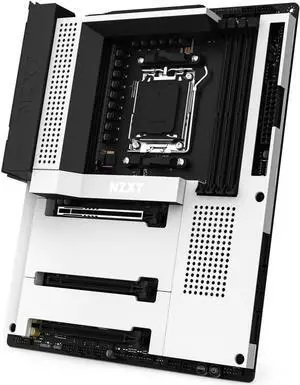 NZXT N7 B650E White AMD AM5 B650 ATX M.2 Desktop Motherboard A