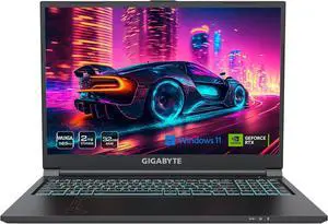 GIGABYTE G6 Gaming Laptop Intel Core i7-13620H NVIDIA RTX 4060 32GB RAM 2TB SSD 16.0" WUXGA Windows 11 Home (KF-H3US865KH) GIGABYTE G6 Gaming Laptop Intel Core i7-13620H NVIDIA RTX 4060 32GB RAM 2TB SSD 16.0" WUXGA Windows 11 Home (KF-H3US865KH)