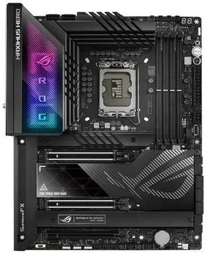 ASUS ROG MAXIMUS Z790 HERO Intel LGA 1700 Z790 ATX M.2 Desktop Motherboard A