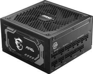 MSI MAG A1000GL PCIE 5 1000W Power Supply Full Modular 80 Plus Gold ATX PSU