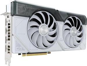 ASUS RTX 4070 Super 12GB Dual White OC GDDR6X Video Graphics Card GPU