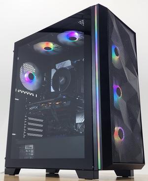Gaming PC Ryzen 5 5500 16GB RAM 256GB SSD RX 580 8GB Windows 11 Computer