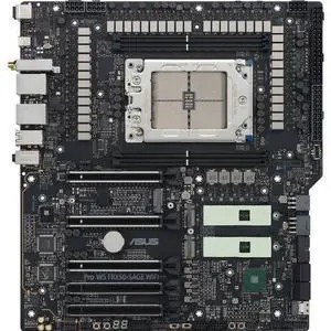 ASUS Pro WS TRX50-SAGE WIFI CEB Workstation motherboard, AMD Ryzen Threadripper PRO 7000 WX-Series Processors,ECC R-DIMM DDR5, 36 power-stage, WiFi 7,PCIe 5.0 x 16, PCIe 5.0 M.2, 10 Gb and 2.5 Gb LA
