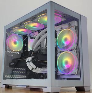 Gaming PC Ryzen 7 5700X3D 32GB RAM 1TB SSD RX 7700 XT 12GB Windows 11 Computer