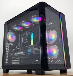 Gaming PC Ryzen 7 7800X3D 32GB RAM 1TB SSD RTX 4070 Ti 12GB Windows 11 Computer