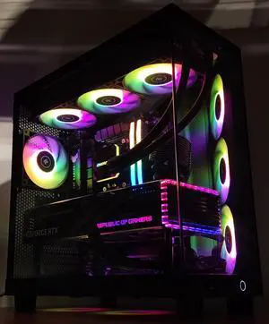 Gaming PC Ryzen 7 7800X3D 48GB RAM 2TB SSD RTX 4080 16GB Windows 11 Computer