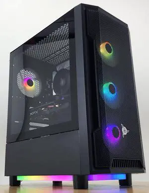 Gaming PC Ryzen 5 3600 16GB RAM 512GB SSD RX 580 8GB Windows 11 Computer