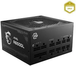 MSI MAG A650GL 650W Full Modular 80 Plus GoldATX Gaming Power Supply
