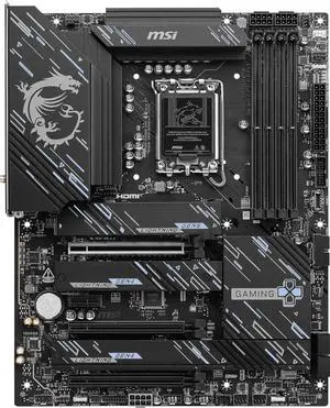 MSI Z890 GAMING PLUS WIFI Intel LGA 1851 DDR5 ATX Desktop Motherboard