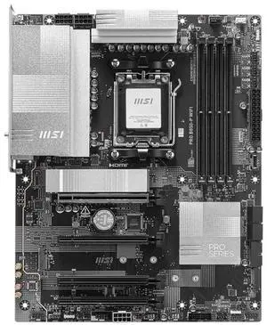 MSI PRO B850-P WIFI AMD AM5 DDR5 ATX Desktop Motherboard