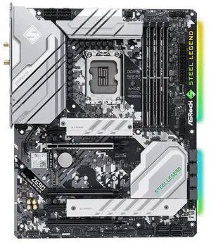 ASRock Z690 Steel Legend WiFi 6E-D5 Intel LGA 1700 DDR5 ATX Desktop Motherboard
