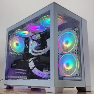 Gaming PC Ryzen 7 5700X 32GB RAM 1TB SSD RX 7700 XT 12GB Windows 11 Computer