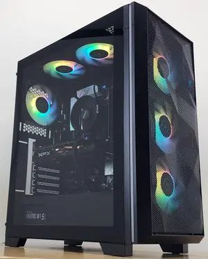 Gaming PC Ryzen 5 5500 16GB RAM 256GB SSD RX 580 8GB Windows 11 Computer